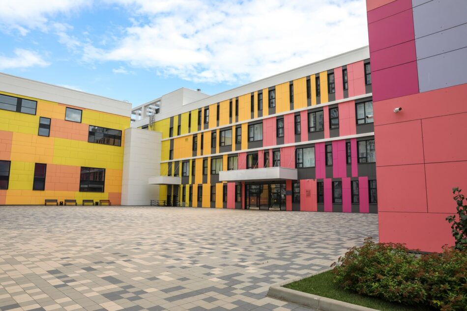 Een schoolgebouw