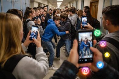 Gefilmd, gedeeld en geëscaleerd: De impact van virale schoolincidenten