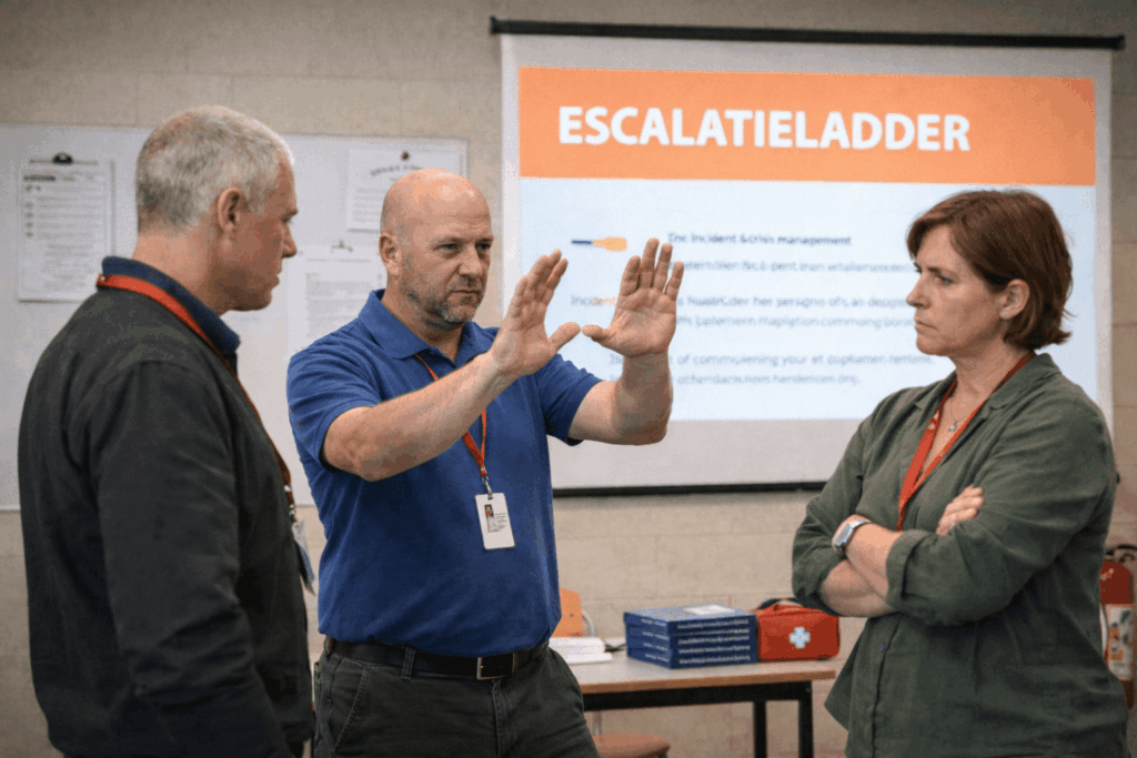Escalatieladder voor OOP’ers in het onderwijs met focus op pedagogisch handelen en omgaan met agressief gedrag