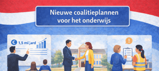 Infographic over de nieuwe coalitieplannen voor het onderwijs